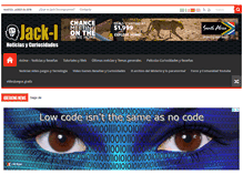 Tablet Screenshot of jackincongruente.com